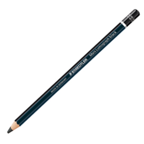 Matita di grafite tipo carboncino Mars Lumograph Black - gradazione 6B - Staedtler